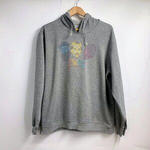 Flatbush Zombies Mens Stoned Trifecta Distressed Long Sleeve Cotton Hoodie SZ XL